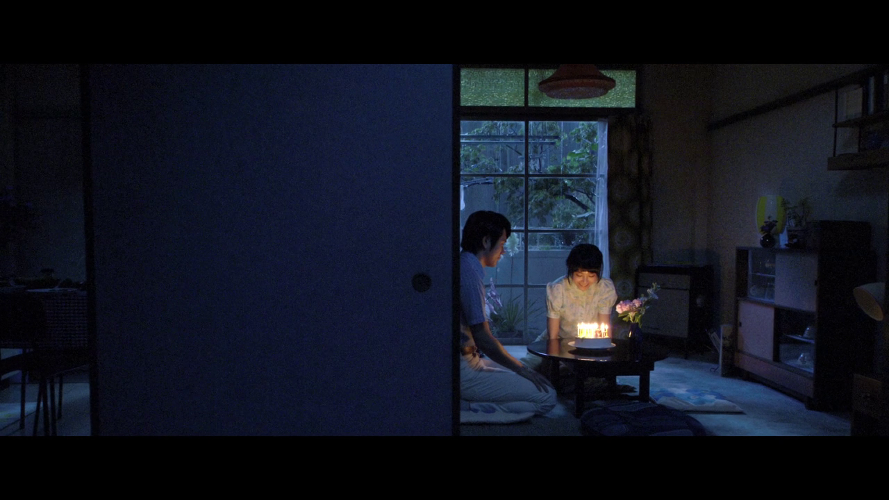 A screenshot from the movie adaptation of 'Norwegian Wood'.