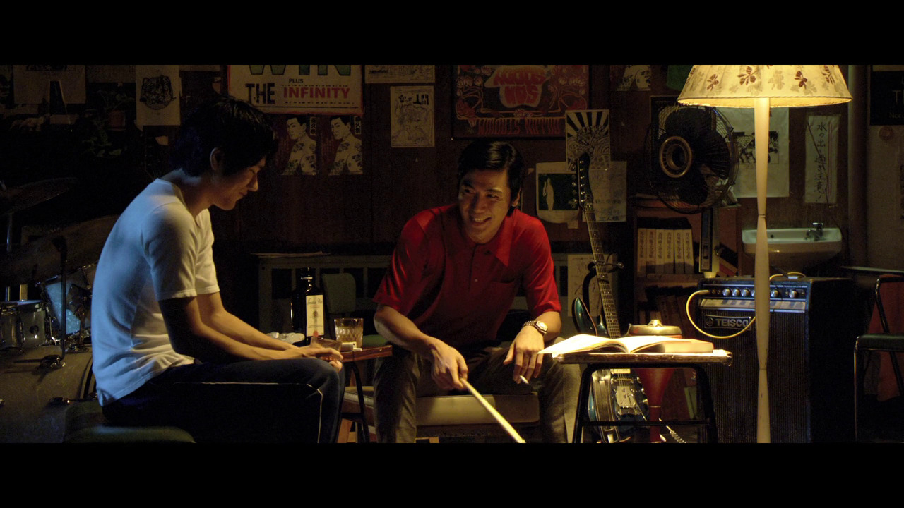 A screenshot from the movie adaptation of 'Norwegian Wood'.